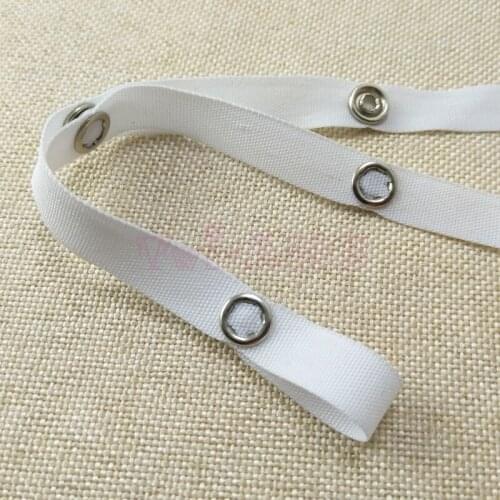 50 yards/lot, Trendy Clothes Fastener Tape, Metal Snap Button Belt Set Cloth Tape, DIY Handmade Garment Accessories