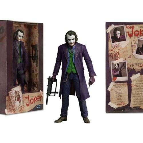 7" Clown Purple Clothes Version Male Action Figure Ornaments For Filmfans Collection