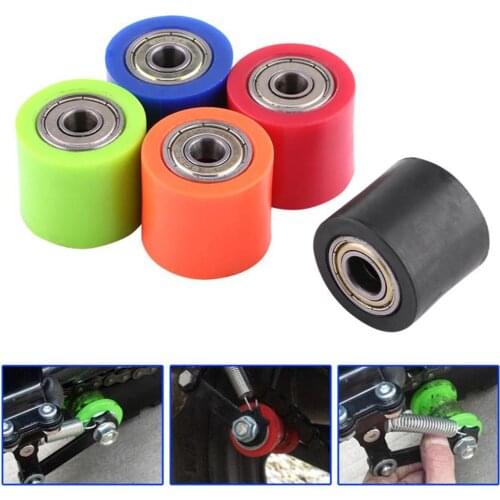 8mm Motorcycle Motorbike ATV Chain Pulley Roller Slider Wheel Guide Tensioner Motorcycle Accessories Boutique автомагнитола