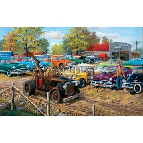 5d Diy Diamond Painting Cars & Trucks Diamond Embroidery Cartoon Diamond Mosaic Stitch Needlework Home Decor Christmas Gifts