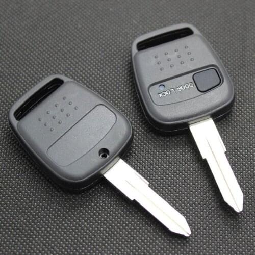 AURONOVA New Replace Key Shell for Nissan Bluebird Lannia 1 Button Remote Car Key Case With Uncut Blade