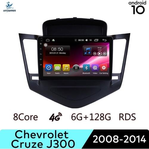 ANTWINS Android 10 Car Radio Stereo Multimedia Player with Touch Screen Bluetooth Apple Play for Chevrolet Cruze J300 2008-2013