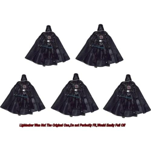 Lof of 5 Wars The Black Series Darth Vade Loose 3.75" Action Figure
