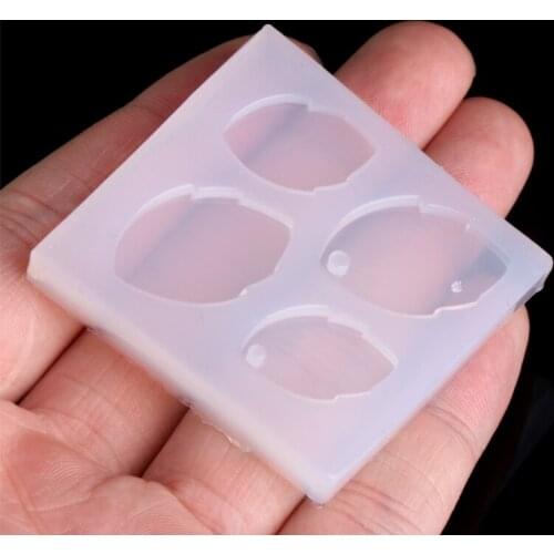 Jewelry Mold Flower Leaves Heart Shape Making Pendant Silicone Resin Craft Tools