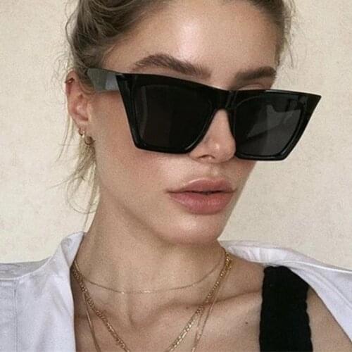 HKNA Fashion Cat Eye Sunglasses Women 2021 Gradient Vintage Glasses Women/Men Retro Cat Eye Sunglasses Gafas De Sol Mujer UV400