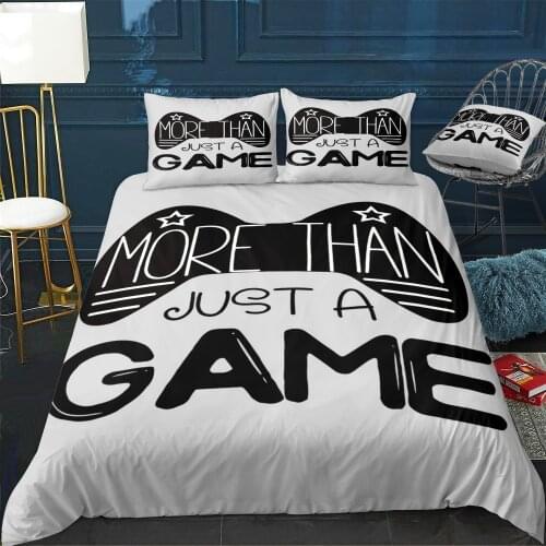 More than just A Game Duvet Cover Twin/Queen/King Size Luxury Comforter Bedding Set With Pillowcase Home Bed Decora Dropshipping