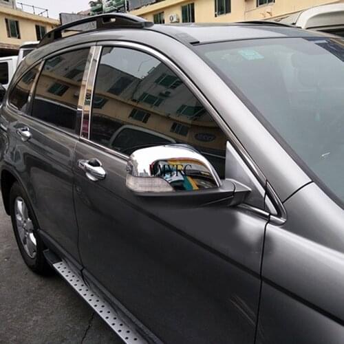 ABS Chrome Rear View Back UP Mirror Door Rearview Mirror Cover Trim Accessories For Honda CRV CR-V 2007 2008 2009 2010 2011