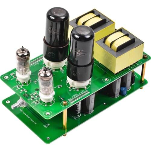 APPJ Single End 6J1 + 6P6P（6V6） Tube Amplifier Kit DIY Board Class A Power AMP Hifi Vintage Audio DIY 3W+3W