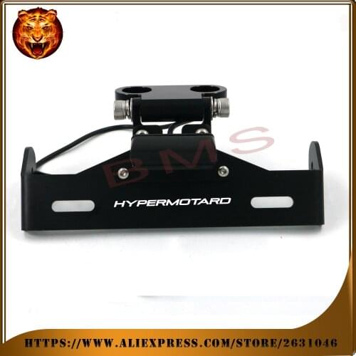 Motorcycle Fender Registration License Plate mount TailLight LED Holder Bracket for DUCATI Hypermotard 939 821 free shipping
