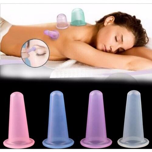 New Personal Care Massage Vacuum Body and Facial No.3 Cup Anti Cellulite Cupping Silicone Massage Vacuum Body and Facial Cup