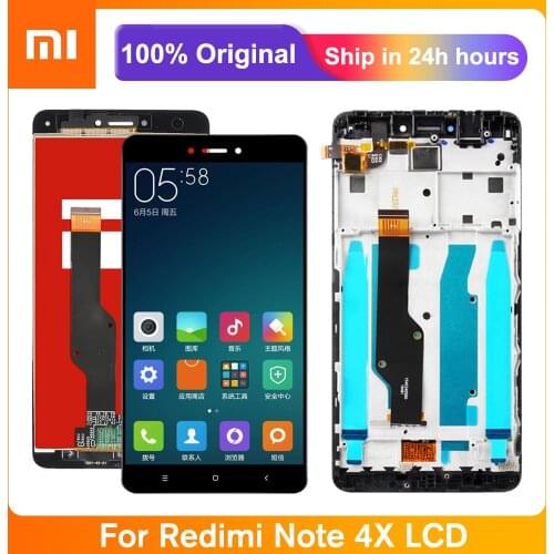 Original 5.5'' Screen For Xiaomi Redmi Note 4X LCD Display Touch Screen Digitizer Assembly For Redmi Note 4 Snapdragon 625