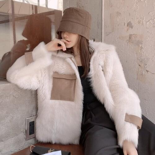 Fashion Genuine Wool Fur Coat Autumn Winter 2021 Real Sheepskin Female Jacket Elegant Womens Coats Ropa Para Mujer Zjt1917