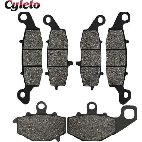 Front and Rear Brake Pads for Kawasaki KLE 650 KLE650 Versys 07-13 ER6F ER-6F 06-13 ER6N ER-6N 06-13 Z750 Z750S ZR750 04-07