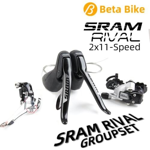SRAM RIVAL 2X11 22-Speed Road Bike Bicycle Part Kit Front Rear Derailleur Groupset Shifter Brake Levers