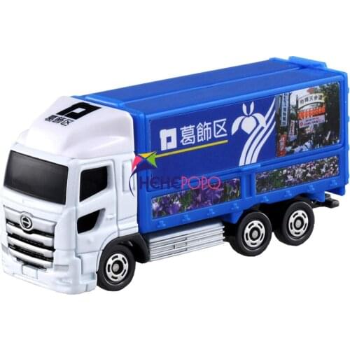 Takara Tomy Tomica No.48 798507 Hino Profia Katsushika Truck Model Diecast Miniature Metal Vehicle Baby Toys Collectibles