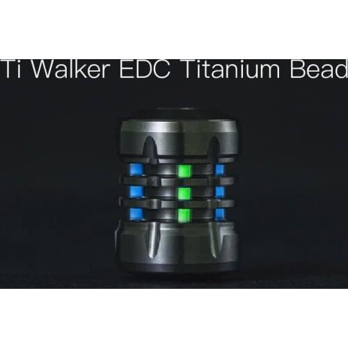 Titanium Knife Pendant Tritium Tube EDC Self-illuminating Car Keychain Pendant