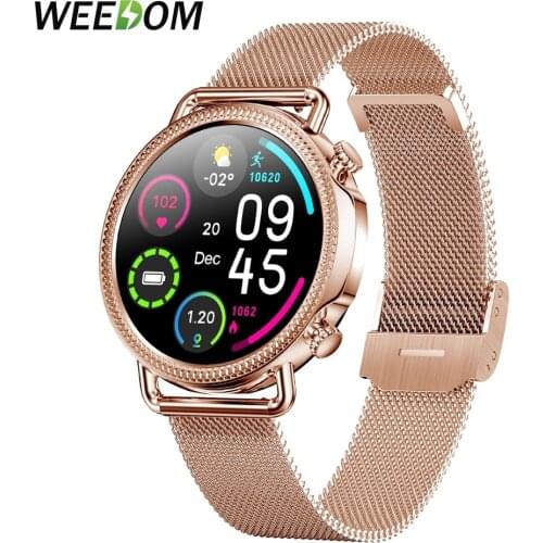 MELANDA Fashion 2021 Full Touch Women Smart Watch Temperature Heart Rate Monitor Smartwatch For Ladies Sports Fitness Tracker