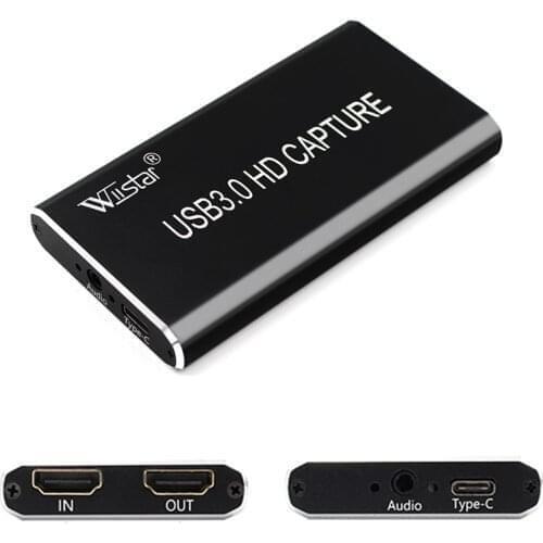 Wiistar HDMI to USB-C HDMI USB 3.0 HD Video Capture for PS4