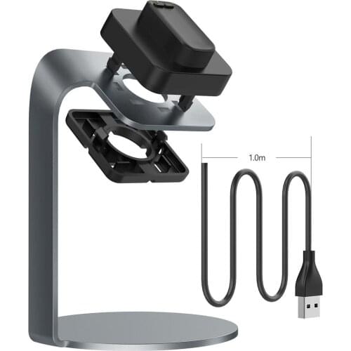 For Fitbit Luxe Watch Charger Stand USB Fast Charging Dock Station For Luxe Smart Watch Desktop Charger Stand Accessories