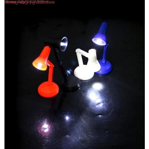 1:12 Dollhouse Miniature Dolls House Ceiling Lamp LED Light Dollhouse Decroation Miniature Furniture Toy Lighting Accessory New