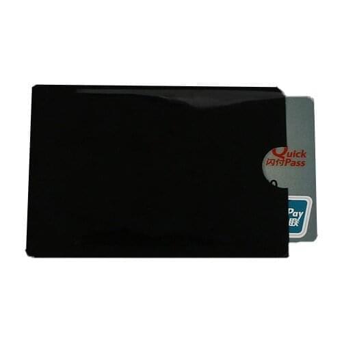10pcs/lot Colorful Anti Scan RFID Blocker Protector Credit Card Holder NFC Shielding Cards Case for Privacy Protection NBAG1038