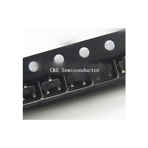 100PCS BC846A BC846 1AW SOT-23 NPN TRANSISTOR