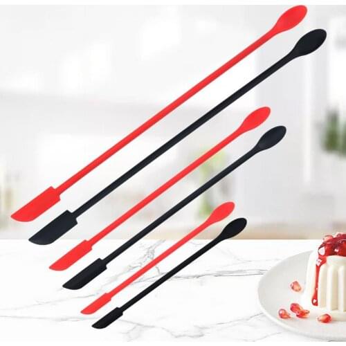 3Pcs/Set Silicone Scraper practical Food-Grade Safe Silicone Non-Stick Jam Cooking Spatula Kitchen Scraper for Home