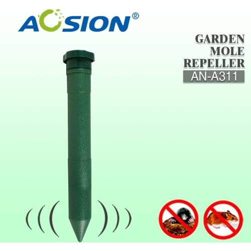Aosion Outdoor electric sound wave tube voles rodent mole repellent repeller pest controlAN-A311