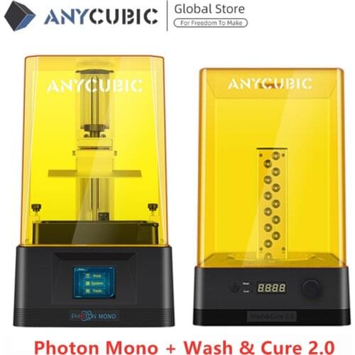 Anycubic Photon Mono 3D Printer UV Resin LCD Impresora 3D Drucker 6’’ 2K Monochrome 130*80*165mm 3d Printers Fast Printing Speed