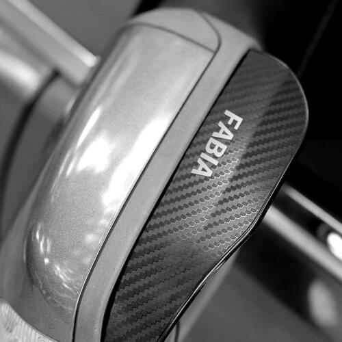 Car Side Rear View Mirror Rain Eyebrow Visor Rain Shield Shade Cover for Skoda Fabia 1 2 3 mk1 mk2 Accessories