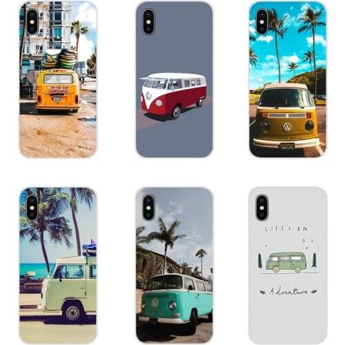 Combi Van Surf Accessories Phone Shell Covers For Samsung A10 A30 A40 A50 A60 A70 M30 Galaxy Note 2 3 4 5 8 9 10 PLUS