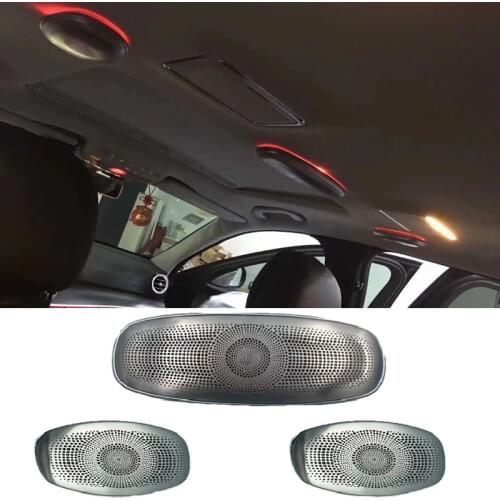 For Benz C/E/S/GLC X253 W222 W213 W205 MB LED Ambient Light 3/7/64 Colors Original Ceiling Speaker glasses case reading lamp