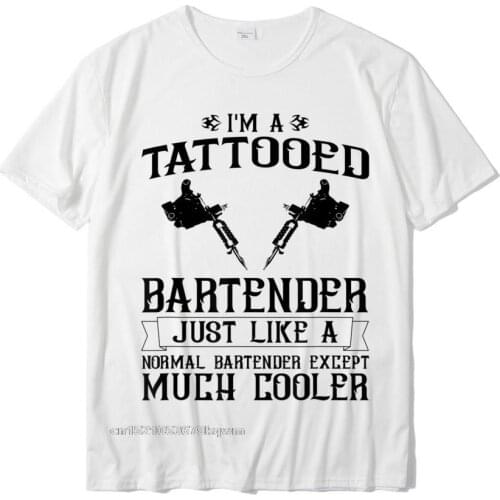 Bartender T-Shirt Gift For Bartender Fashionable Cosie T Shirt Cotton Youth T Shirt Funny Tops Tees for Men