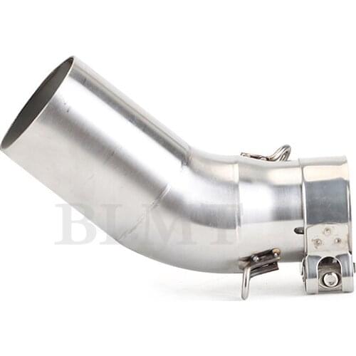 Exhaust muffler Middle Link Pipe Connector Slip On Muffler Reserve Cat For BMW C600 Sport C650GT C650 GT 2012 2013 2014 2015