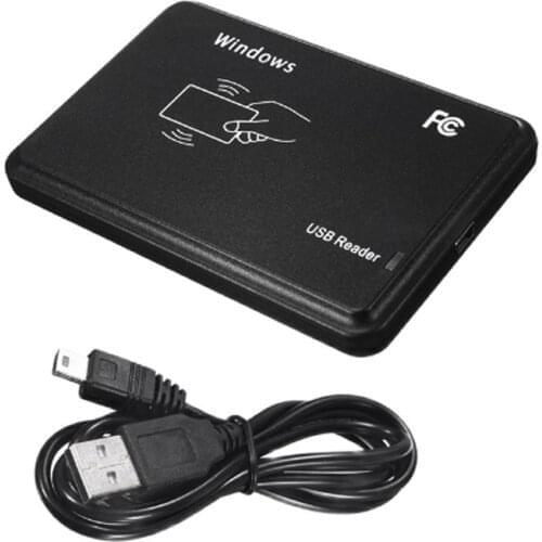 KINJOIN USB Port EM4001 125khz RFID ID Contactless Sensitivity Smart Card Reader Support Window System Linux