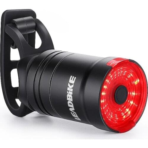 Leadbike Bicycle Smart Auto Brake Sensing Light IPx6 Waterproof LED Charging Cycling Taillight Bike Rear Light Accessories