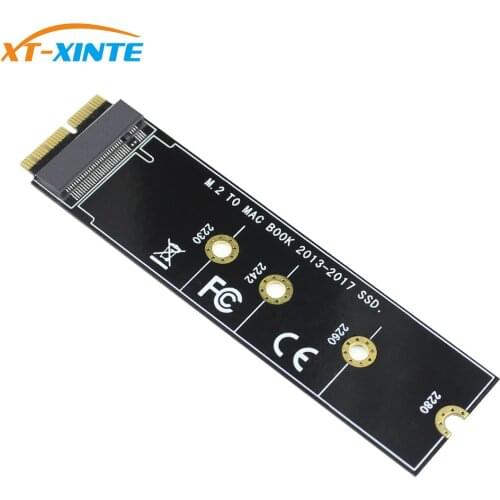 M key M.2 for NGFF PCIe AHCI M2 SSD Adapter Card for 2230-2280 Adapter For 2013 2014 2015 2017 MACBOOK Air A1465 A1466 Pro A1398