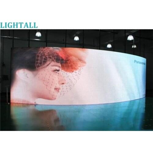 Matrix LED sign RGB P3.9 Led Module Curved Video Wall P2.6 P2.9 P4.8 Indoor Screen Full Color 500x1000mm Panel Outdoor Display