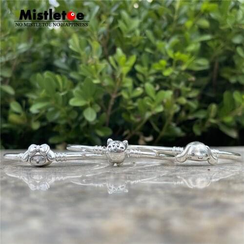 Mistletoe Silver Bracelets