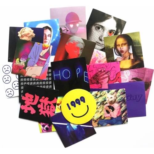 TD ZW 20Pcs Ins Stickers Decal For Snowboard Laptop Luggage Car Fridge DIY Styling Vinyl Home Decor Pegatina