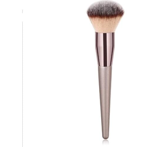 Single makeup Brushes Champagne golden coffee tube loose powder brush beauty tools