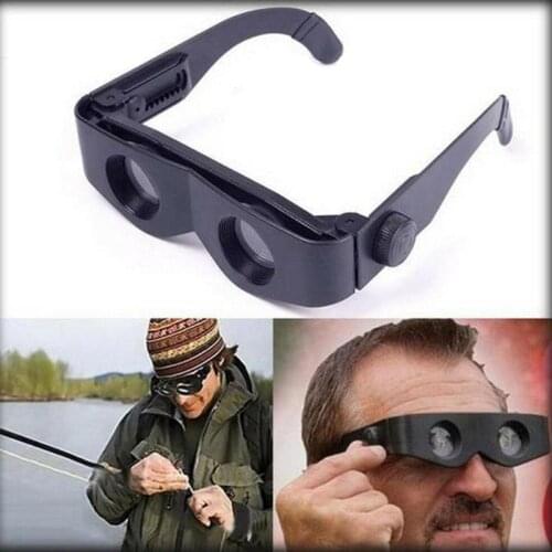 Professional Fishing Telescope Glasses ABS Frame Outdoor Portable Magnifier Binoculars Eyewear Fishing Tackle Accessories Black