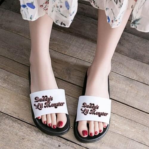 JESUS IS MY SUGAR DADDY Slippers Summer Lady Slides Sandals Comfort women shoes Fashion Harajuku slipper for woman