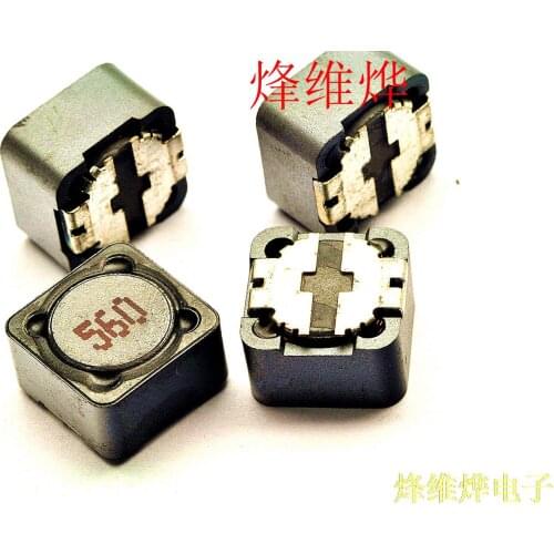 SMD power inductors shielded inductors 12 * 12 * 7 56UH word mark 560 ( 20 )