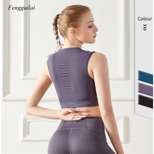 Sports Underwear Womens New Style with Bra Cushion High Quality Soft Running Fitness Bar