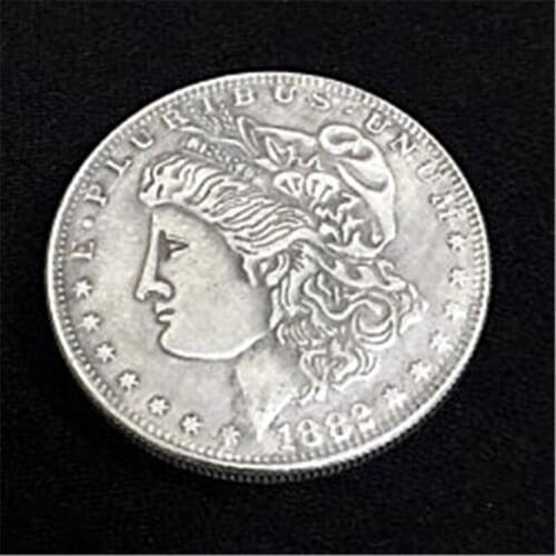 Super Magnetic Morgan Dollar(Copper) Magic Tricks Appearing/Disappearing Coin Magie Close Up Accessories Gimmick Props