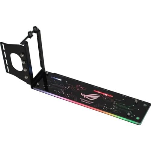 Vertical GPU Bracket PCI Slots Graphics Card Vertical Install Holder kickstand/base ATXcase chassis for GPU with LED 5V