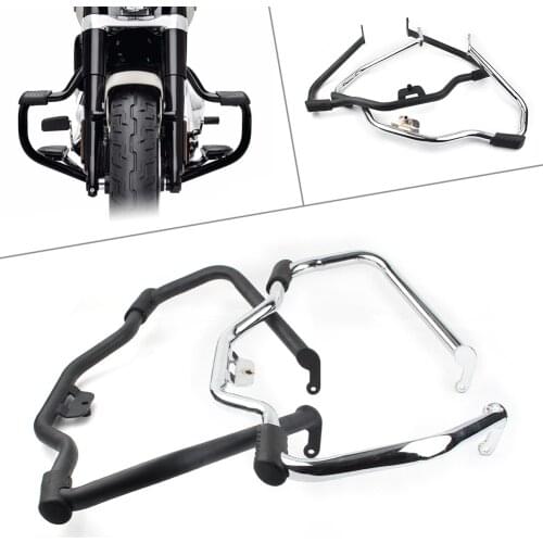 Motorcycle Bumper Engine Guard Crash Bars For Harley Softail FXBRS FXBR FXFBS FXFB FLFBS FLFB FLHCS FLHC FLSB 2018 2019 2020