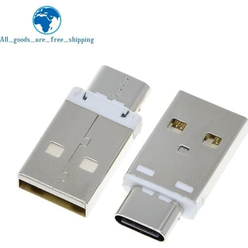 TZT 5A Mini Converter TYPE A Male USB To TYPE-C Female USB 3.1 Plug Connector Compatibility QC4.0 QC3.0 PD Mobile Phone Charger