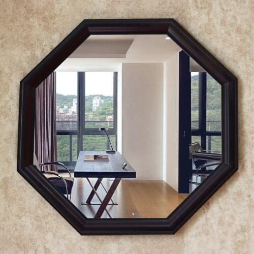 American Country Bathroom Mirror Polygon Simple wall Mirror glass Bathroom Mirror